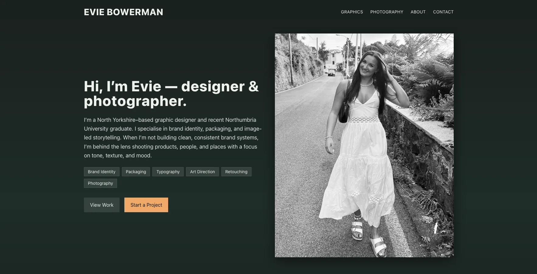 Evie’s Graphic Design Portfolio screenshot 1