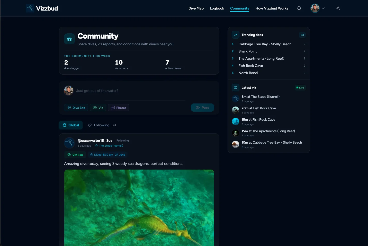 Community page